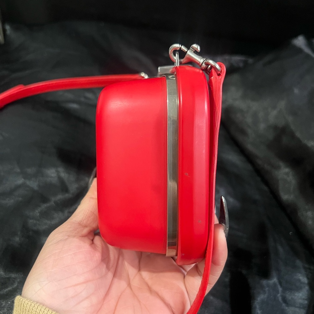 Balenciaga Red Lunchbox Crossbody Bag - Picture 4 of 5